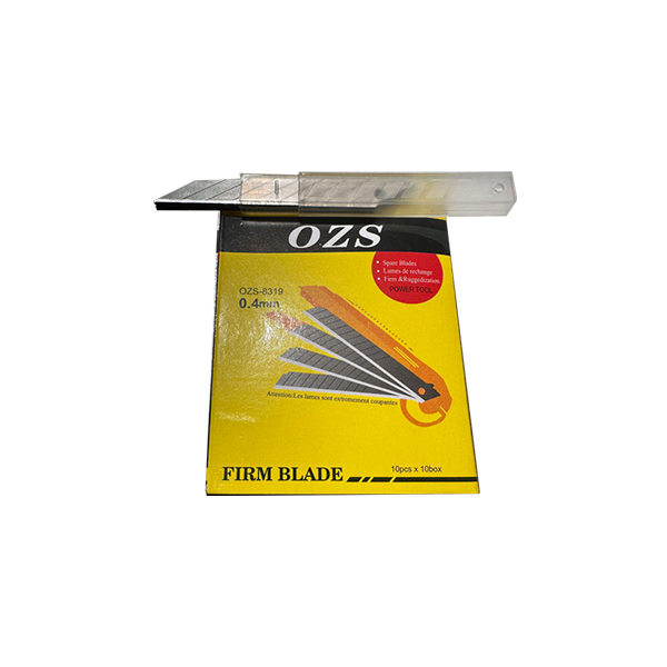 تیغ شیشه دودی کد 03 مدل OZS محتوی 100 عددی