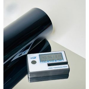 برچسب شیشه دودی نانو سرامیک رنگ سیلور بلک