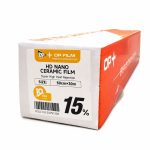برچسب نانوسرامیک دولایه عرض 50 برند OP PLUS HD رنگ اسموک 15 درصد