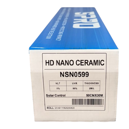 برچسب نانو سرامیک دو لایه عرض 75 برند SPRO HD درصد 35